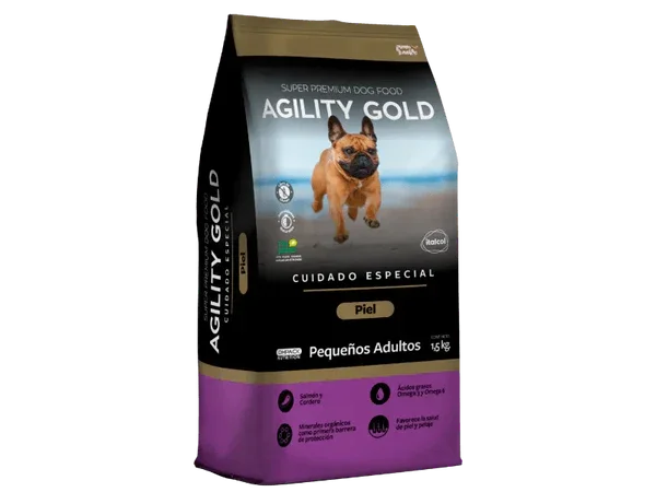 AGILITY GOLD PIEL PEQUEÑOS ADULTOS 8 KG