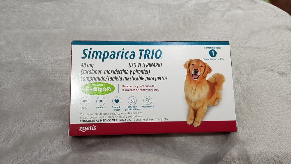 SIMPARICA TRIO 20-40 KG