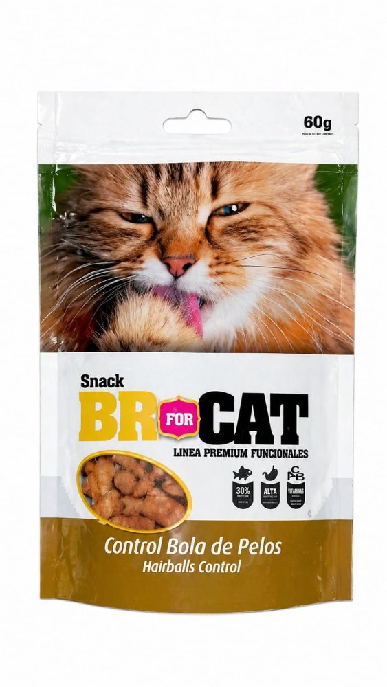 BR FOR CAT CONTROL BOLA DE PELOS 60G