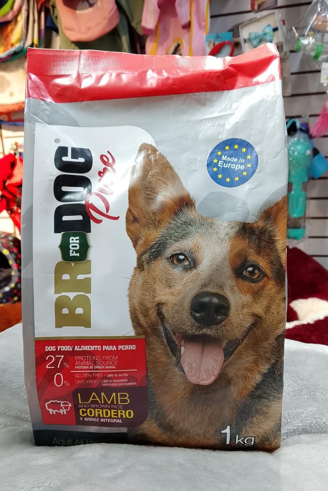 BR FOR DOG CORDERO 1 KG