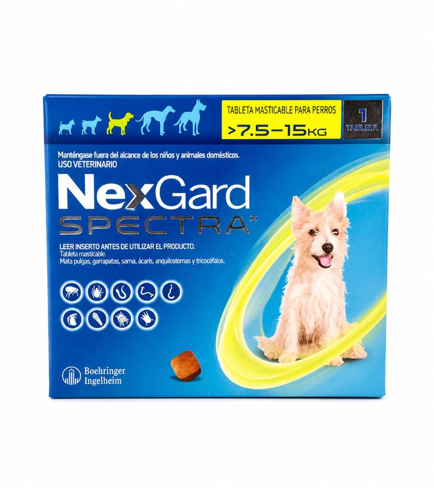 NEXGARD SPECTRA 7.5-15 KG