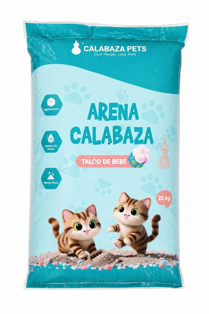 ARENA CALABAZA TALCO DE BEBE 25 KG