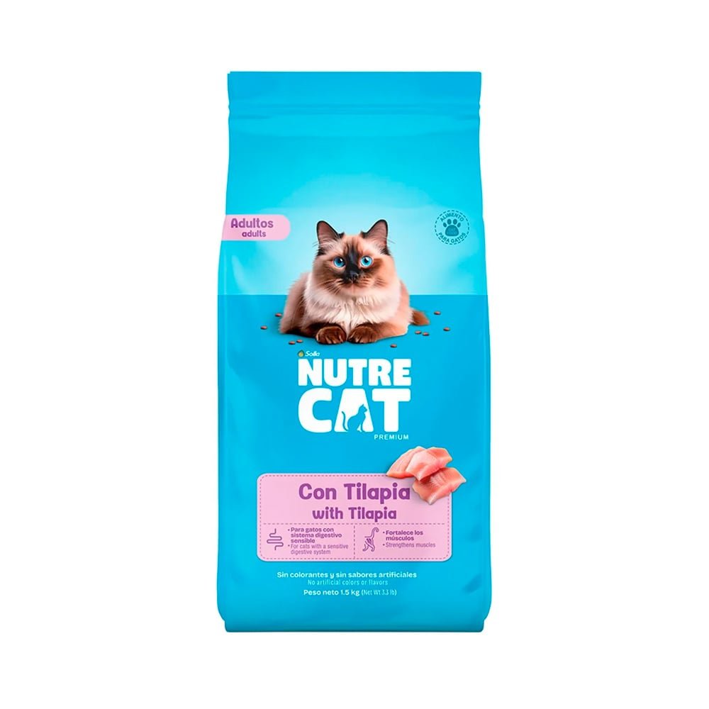 NUTRE CAT TILAPIA  X 1.5 KG