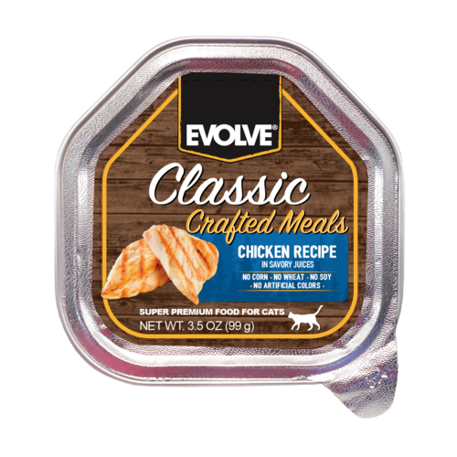 BANDEJA EVOLVE CAT CHICKEN 3.5 OZ
