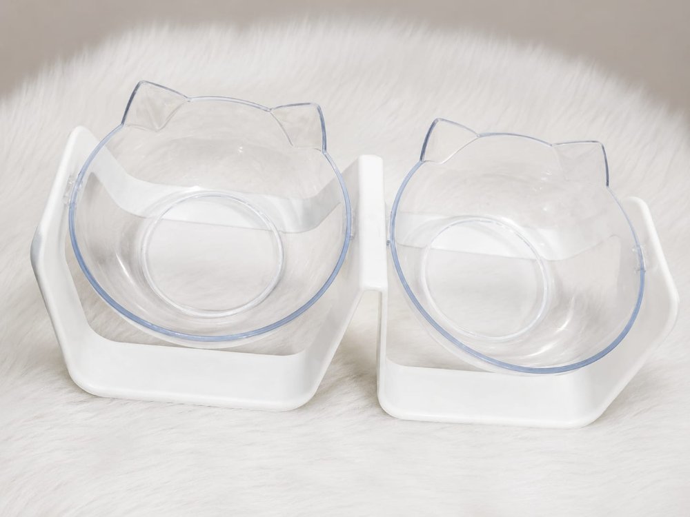 COMEDERO PARA GATOS TRANSPARENTE