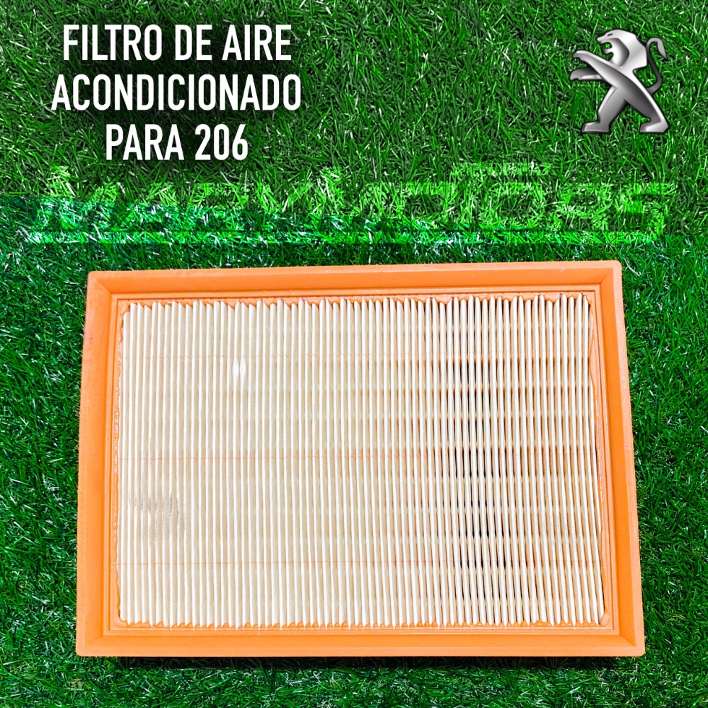 filtro de A/C cuadrado Peugeot 206