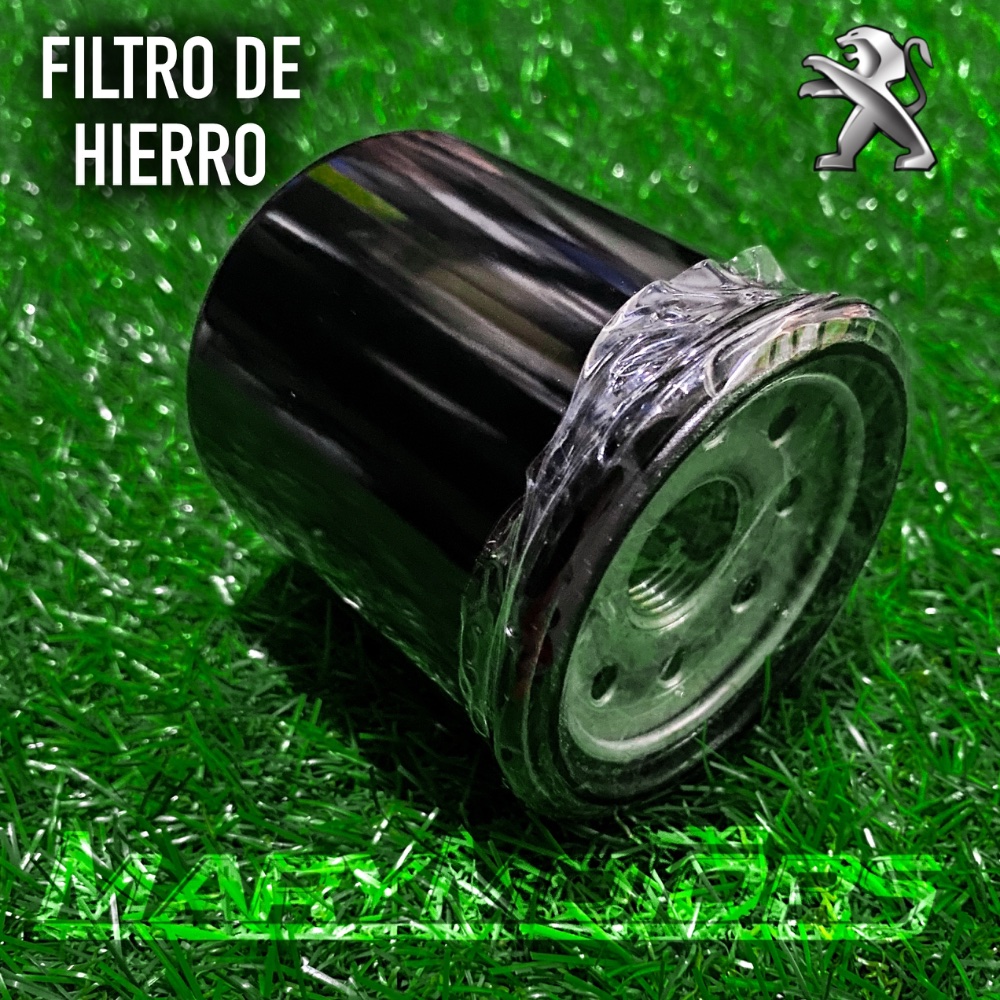 filtro de aceite botella de metal