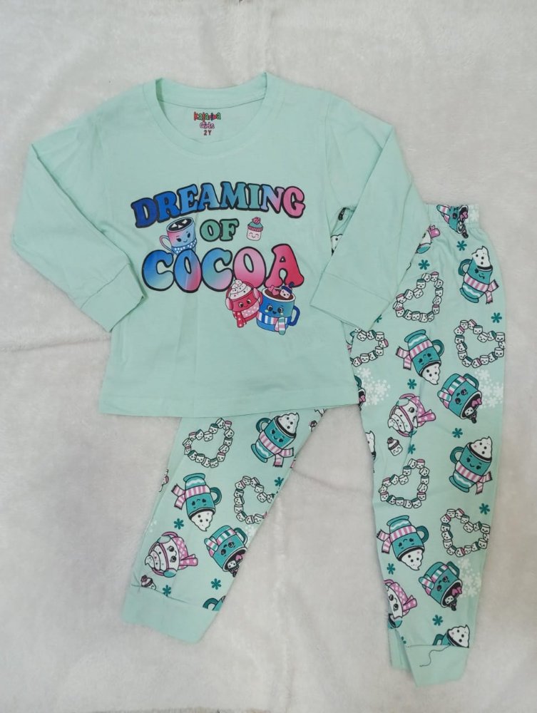 P102 PIJAMA KATARINA GIRLS COCOA