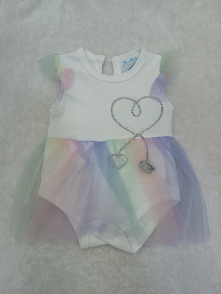 1011755 EURO BABY BODY TUTU ARCOIRIS