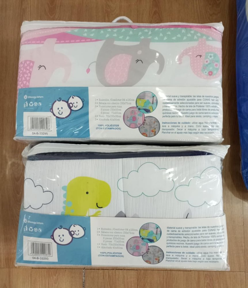 JUEGO DE CAMA CUNA BOOGY