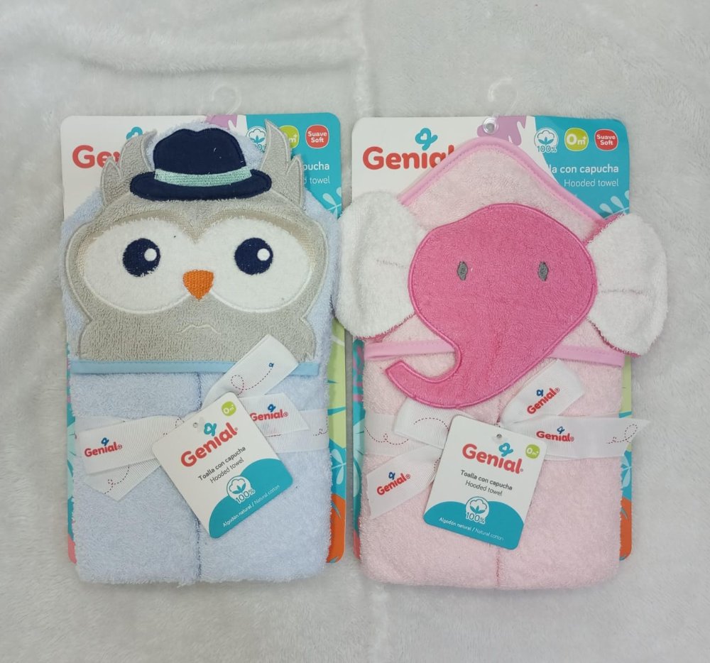 GN-W004 TOALLA CON CAPUCHA GENIAL