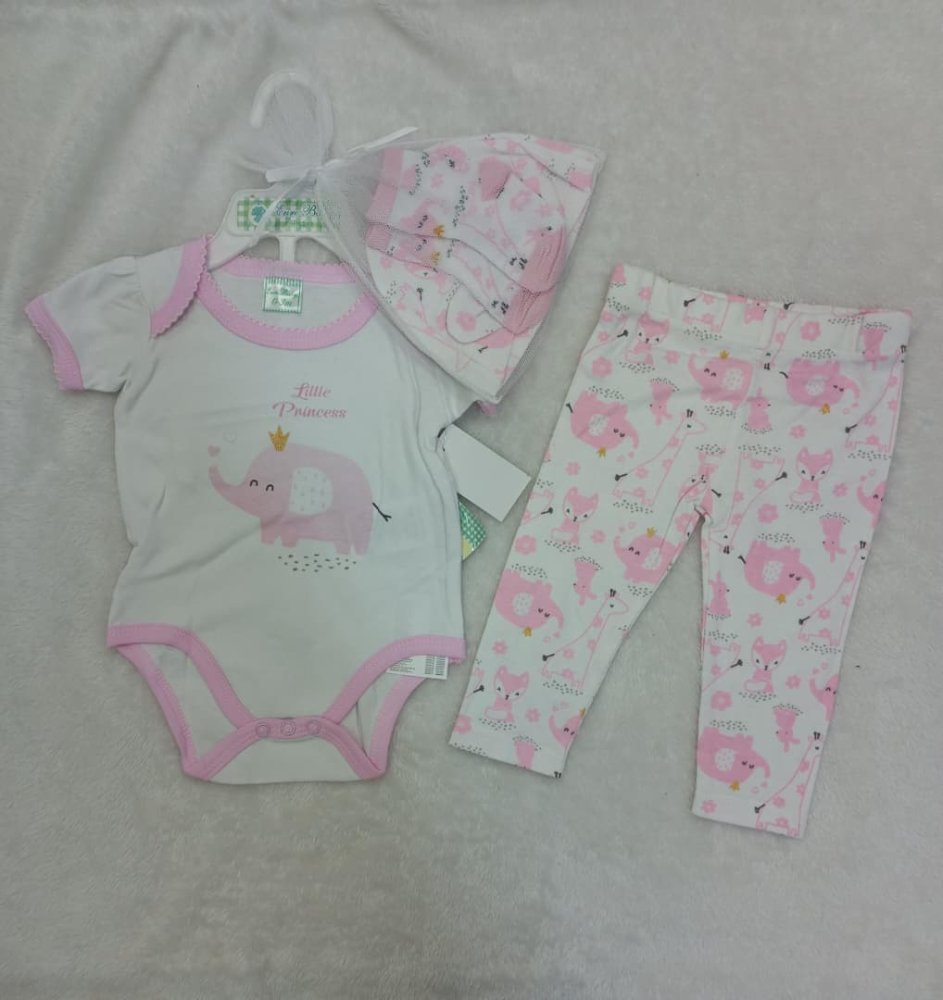 2900335 CONJUNTO EURO BABY 4PZ ELEFANT