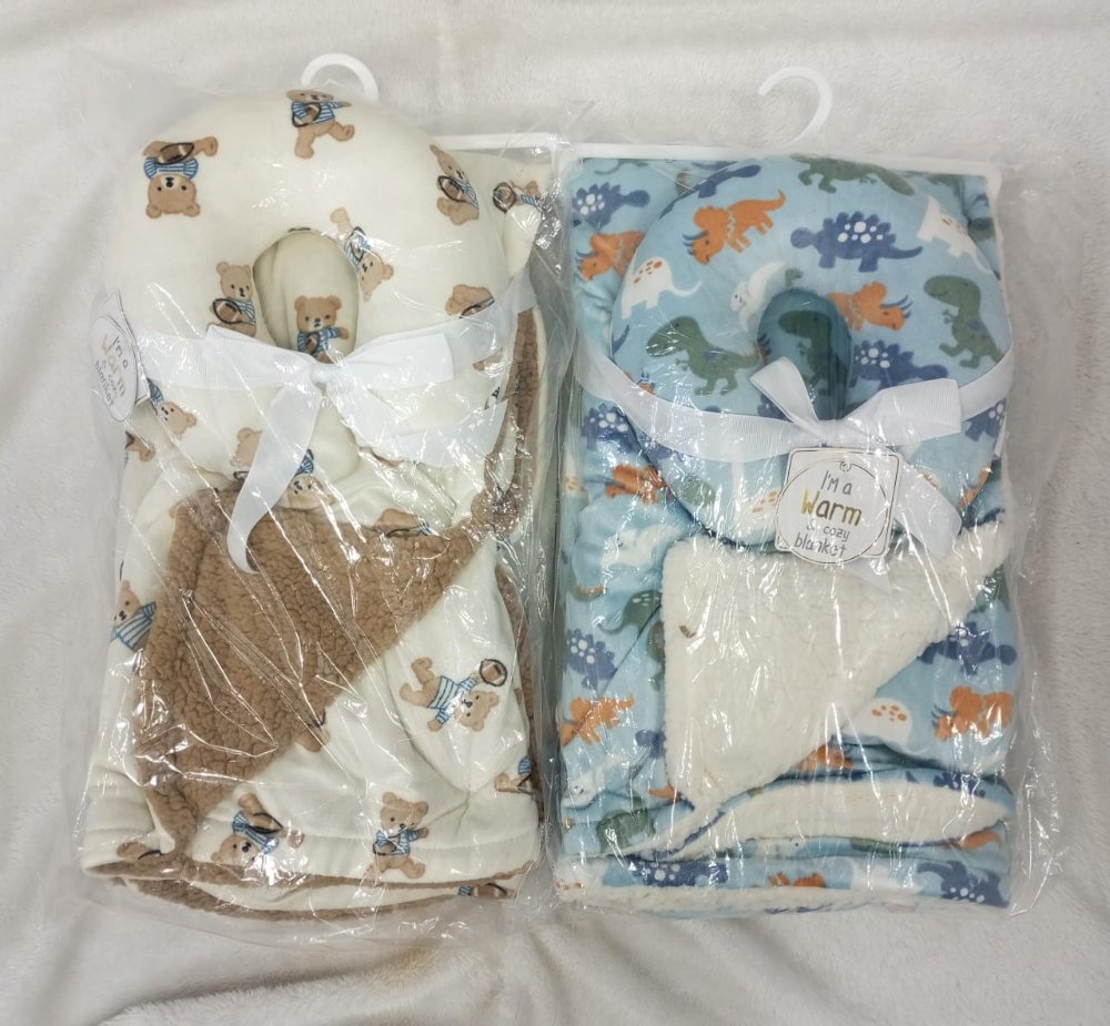 A-77950 COBIJA C/SOP. CUELLO PARA NIÑO