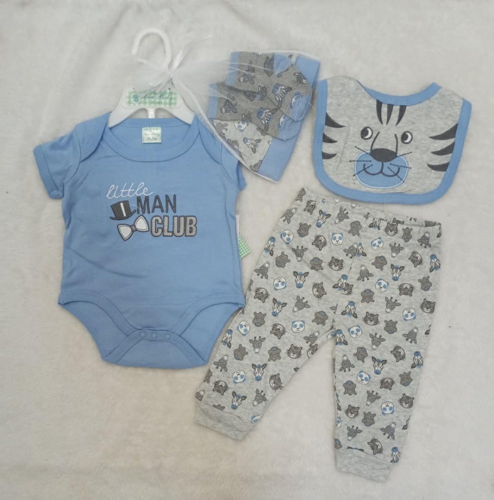 2900338 CONJUNTO EURO BABY 4PZ TIGRE