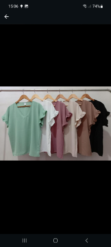 Blusa lino cey volado 2 al 5