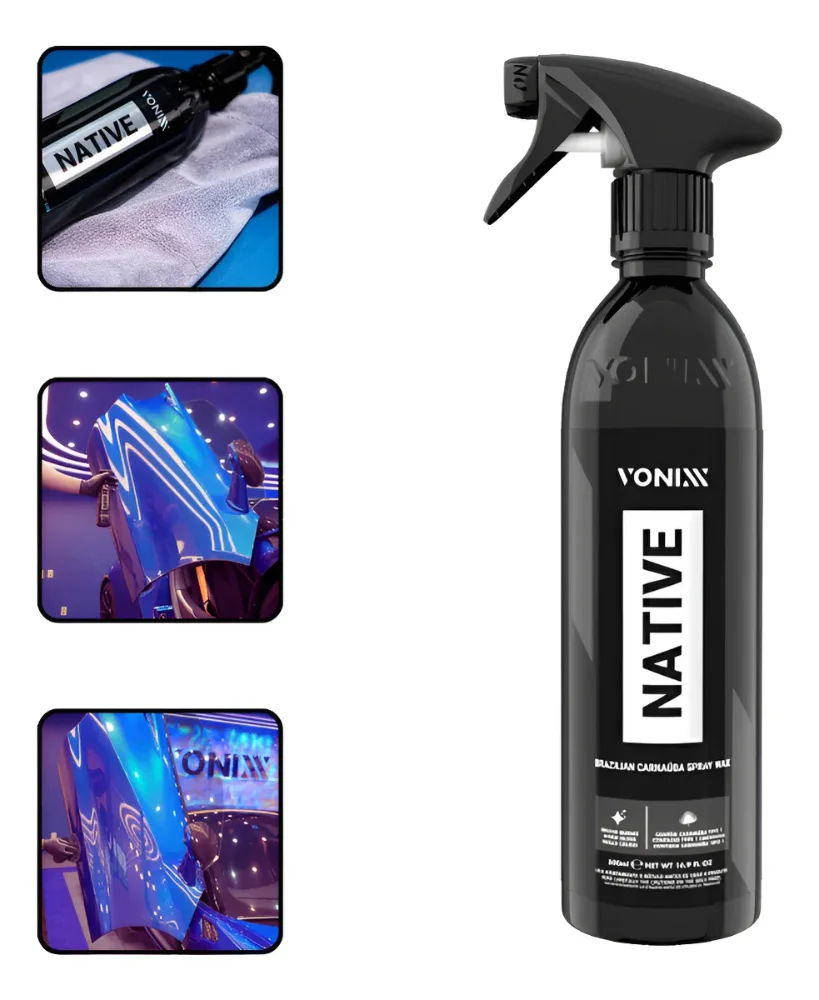NATIVE CARNAUBA SPRAY WAX 500ML