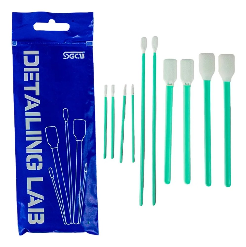 SET DE 10 HISOPOS PARA DETAILING