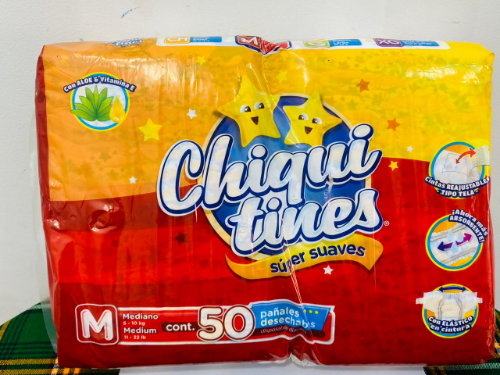 PAÑAL CHIQUITIN *M* (MEDIANO) 50UNI