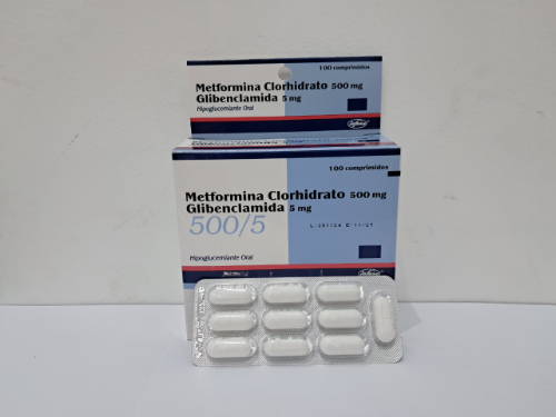 METFORMINA 500+5MG BLISTER