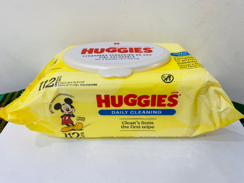 TOALLAS HUGGIES LIMPIEZA DIARIA (AMARILLA) *112UNI*