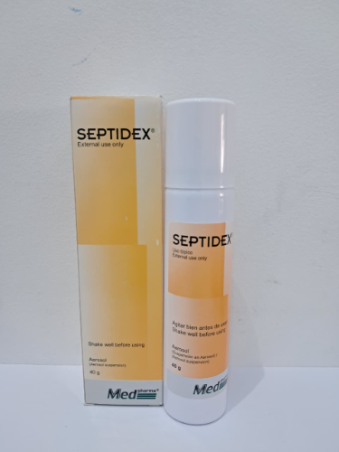 SEPTIDEX (NEOM+BAC+POLI+LIDO) SPRAY *40G*