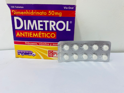 DIMETROL (DIMENHIDRINATO) 50MG