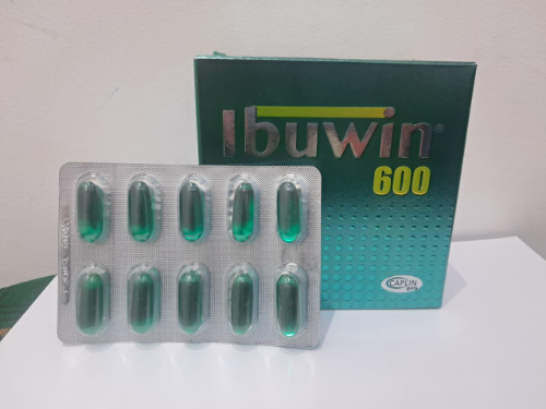 IBUWIN 600MG CAPS GEL