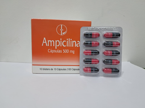 AMPICILINA CAP 500MG