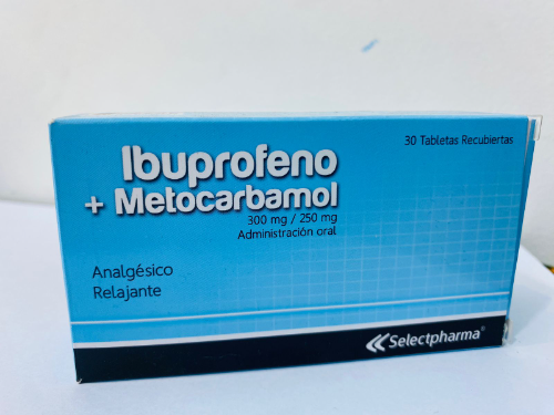 IBUPROFENO+METOCARBAMOL TABLETAS