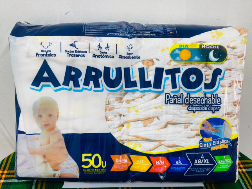 PAÑAL ARRULLITOS G3 (AZUL) 50UNI