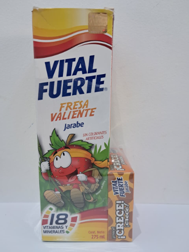 VITAL FUERTE FRESA VALIENTE JARABE *275ML*