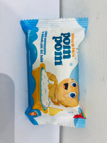 JABON POM POM PARA BEBE