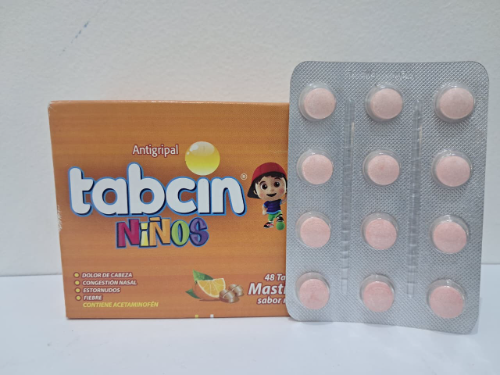 TABCIN NIÑO MASTICABLES ANTIGRIPAL