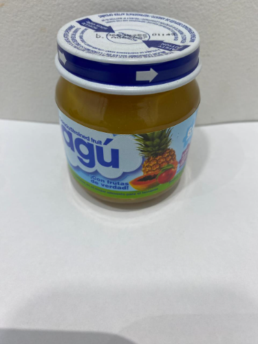 PAPILLA AGU BABY FRUTAS TROPICALES (VIDRIO)