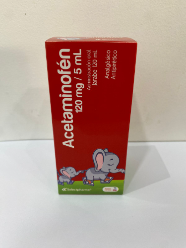 ACETAMINOFEN JARABE 120MG/5ML *120ML*