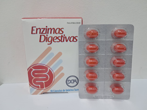 ENZIMAS DIGESTIVAS GEL CAPS
