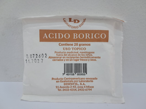 ACIDO BORICO BOLSA *28G*