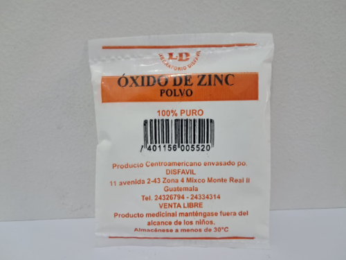OXIDO DE ZINK POLVO SOBRES
