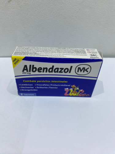 ALBENDAZOL TABLETAS MK *BLISTER 2TAB*