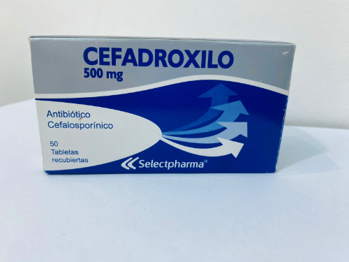 CEFADROXILO 500MG TABLETAS