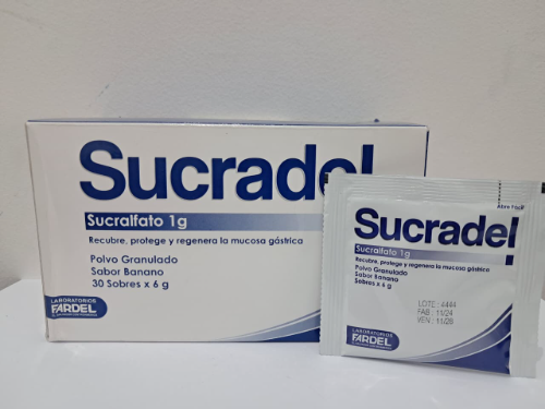 SUCRADEL POLVO SOBRES (SUCRALFATO)