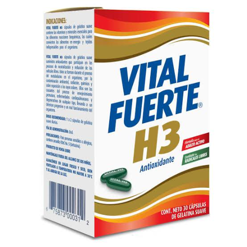 VITAL FUERTE H3 CAPSULAS *30CAP*