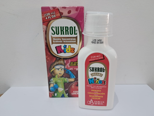 SUKROL KIDS JARABE CEREZA *120ML*