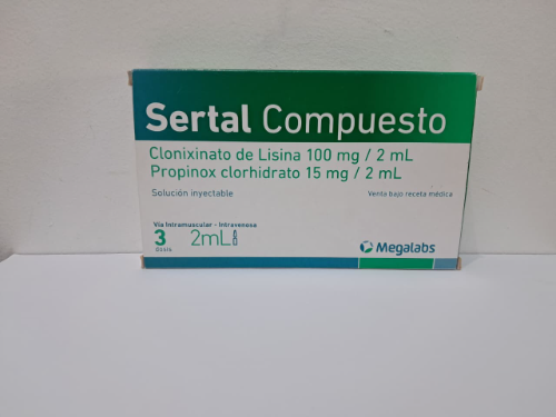 SERTAL COMPUESTO SOL INYECTADO 1 (DOSIS)