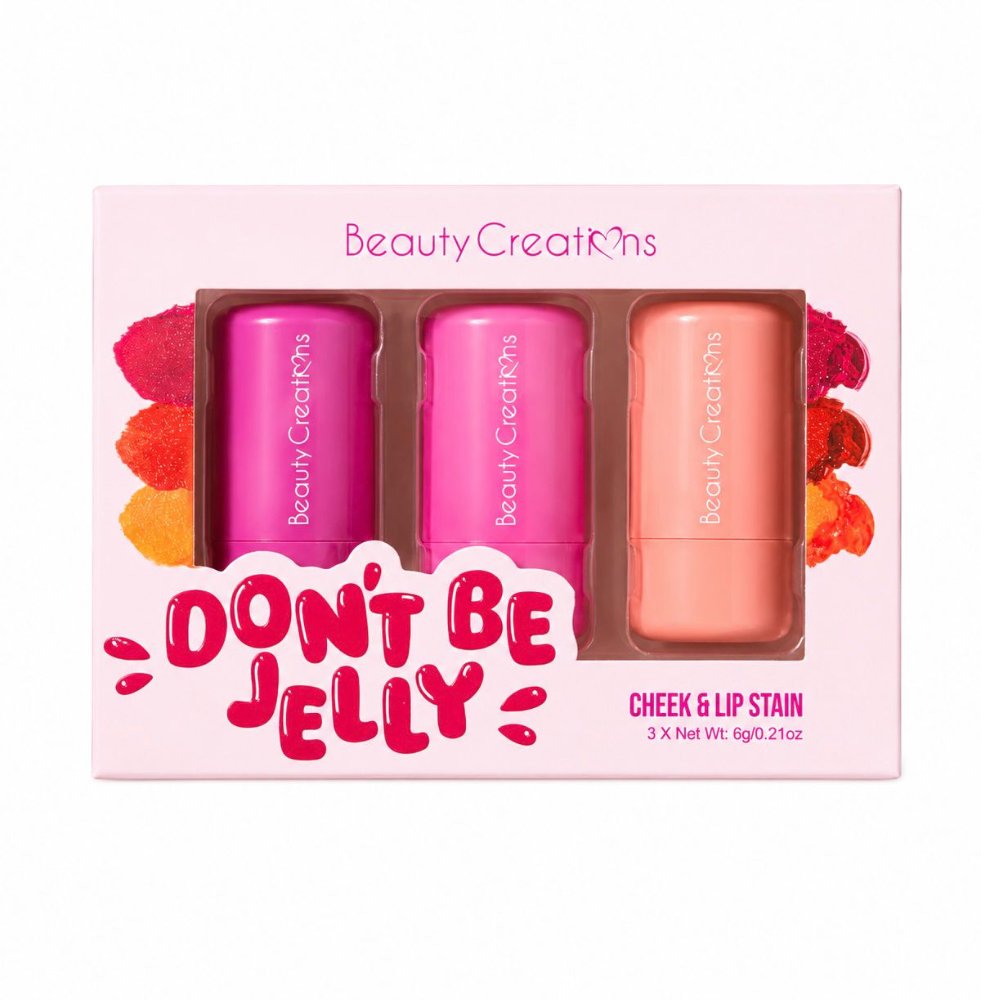set dont be jelly lip oil beautycreations