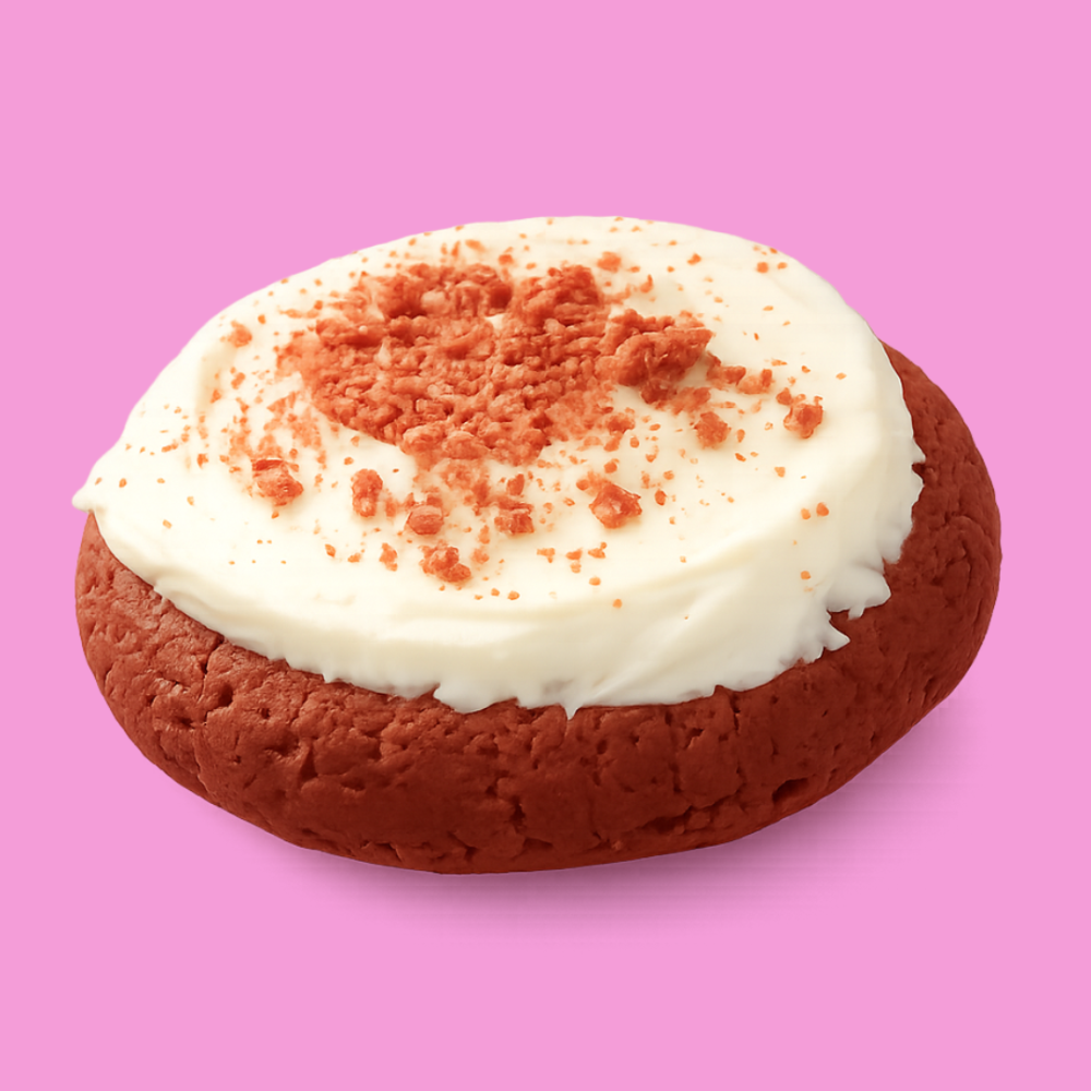 Galleta Jumbo Red velvet con relleno de queso crema
