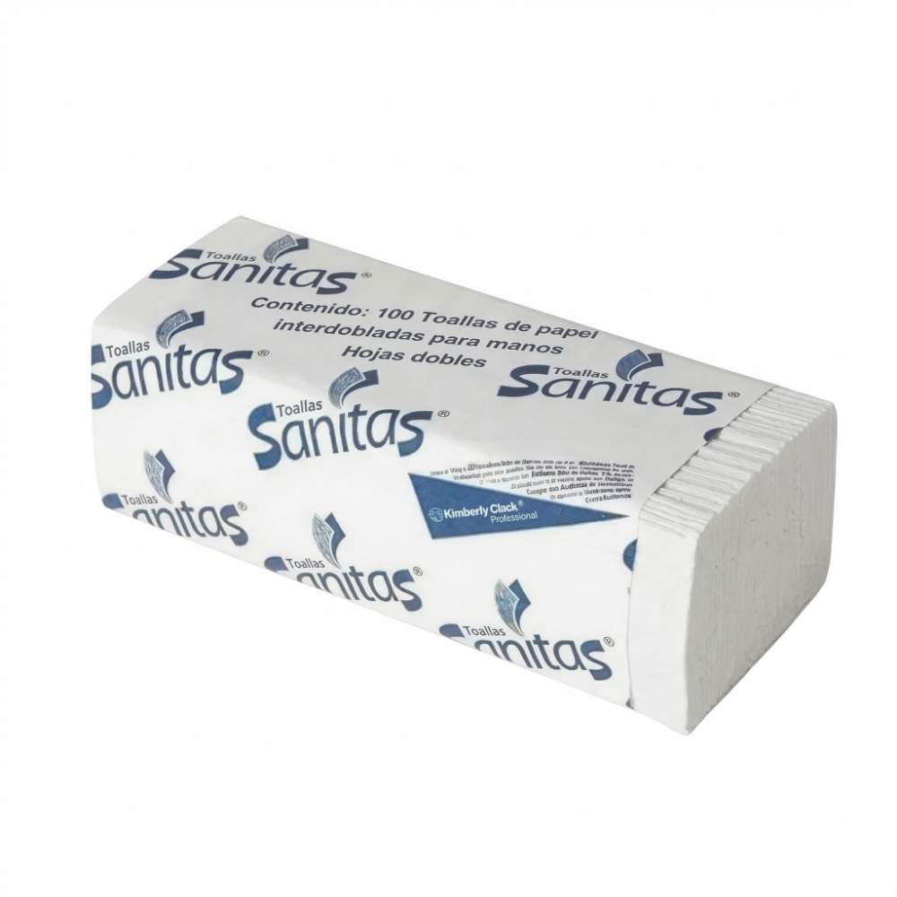 Sanitas Kimberly Clark Toalla Para Manos Interdoblada