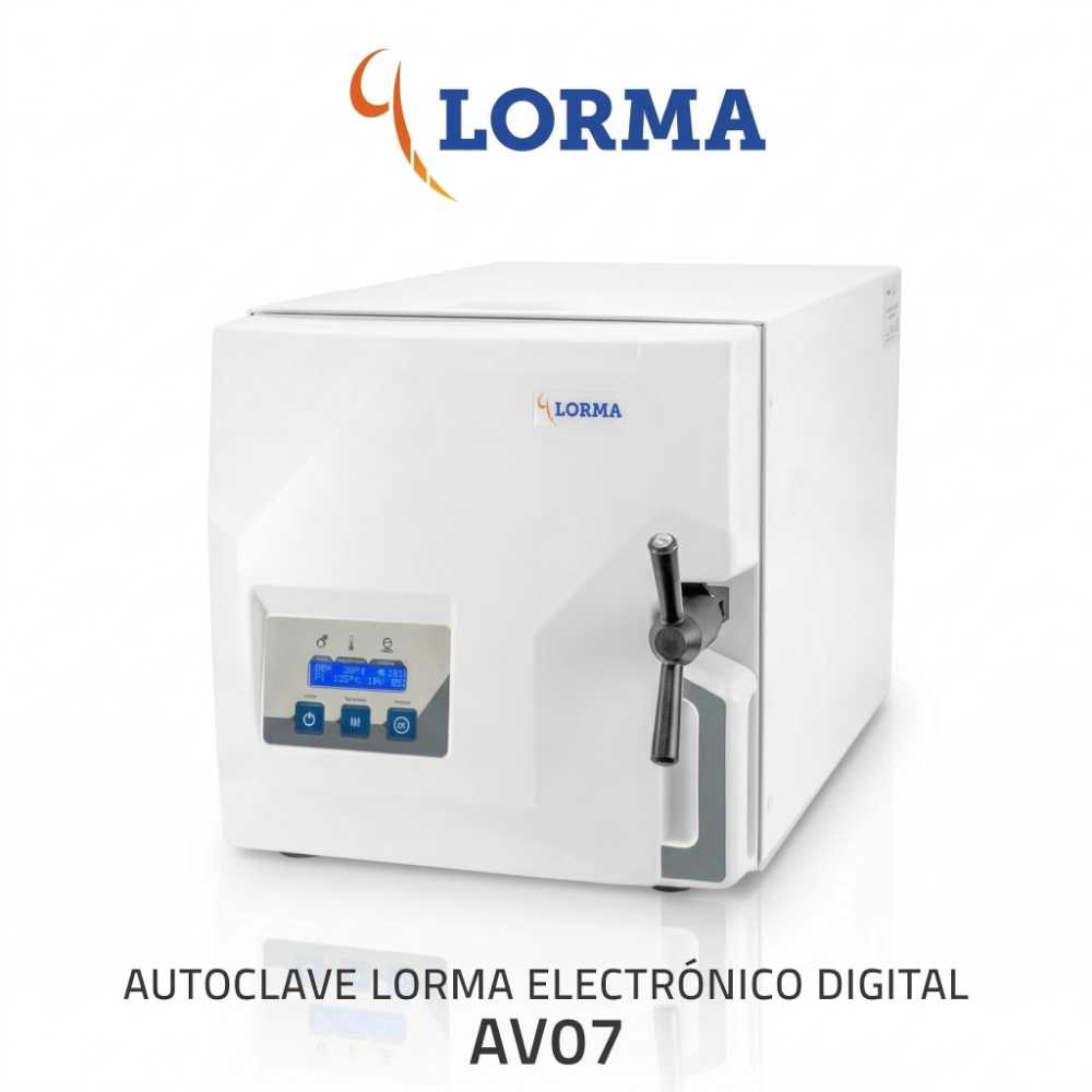 Esterilizador de mesa Lorma AV07 12L