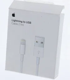 CABLE USB A IPHONE CAJITA BLANCA
