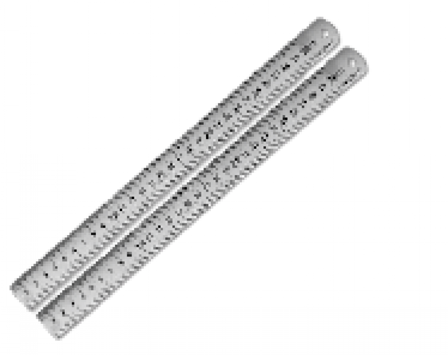 REGLA METAL H-TONE 30 CM